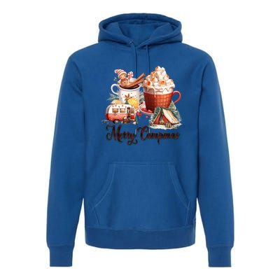 Merry Campmas Christmas Funny Camping Meaningful Gift Premium Hoodie