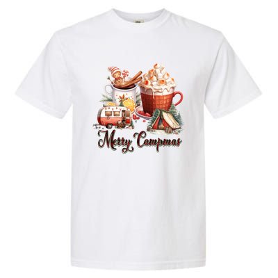 Merry Campmas Christmas Funny Camping Meaningful Gift Garment-Dyed Heavyweight T-Shirt