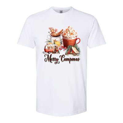 Merry Campmas Christmas Funny Camping Meaningful Gift Softstyle® CVC T-Shirt