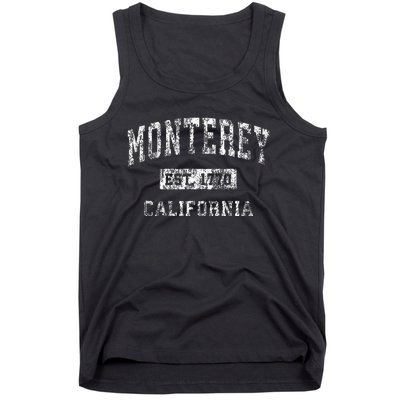 Monterey California Ca Vintage Established Tank Top