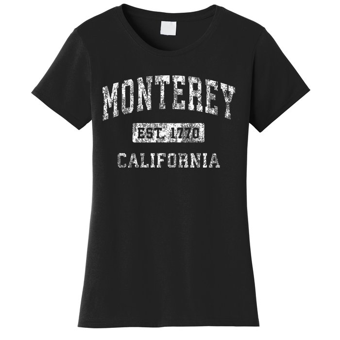 Monterey California Ca Vintage Established Women's T-Shirt