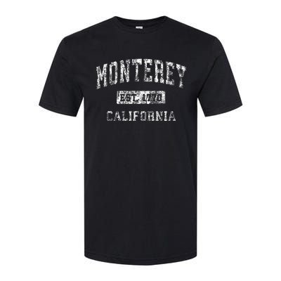 Monterey California Ca Vintage Established Softstyle CVC T-Shirt