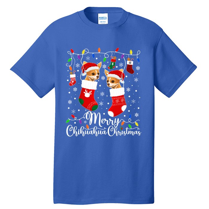 Merry Chihuahua Christmas Chihuahua Xmas Party Cute Gift Tall T-Shirt