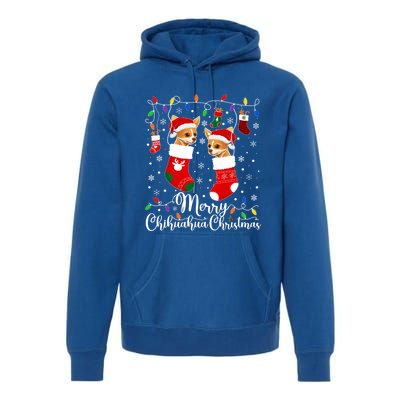 Merry Chihuahua Christmas Chihuahua Xmas Party Cute Gift Premium Hoodie