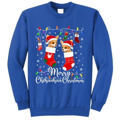 Merry Chihuahua Christmas Chihuahua Xmas Party Cute Gift Tall Sweatshirt