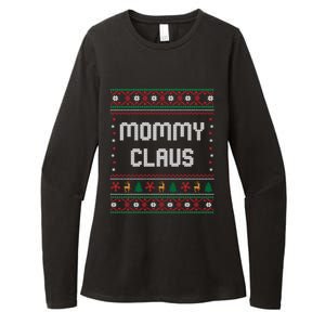 Mommy Claus Costume Gift Funny Chritsmas Pajamas Family Gift Womens CVC Long Sleeve Shirt