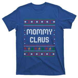 Mommy Claus Costume Gift Funny Chritsmas Pajamas Family Gift T-Shirt