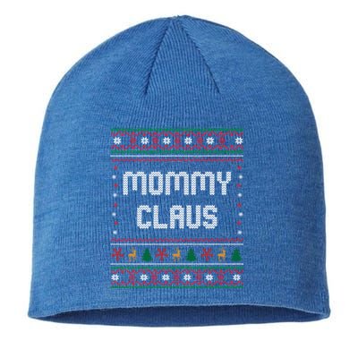 Mommy Claus Costume Gift Funny Chritsmas Pajamas Family Gift Sustainable Beanie