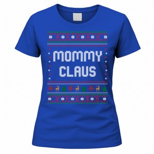 Mommy Claus Costume Gift Funny Chritsmas Pajamas Family Gift Women's T-Shirt