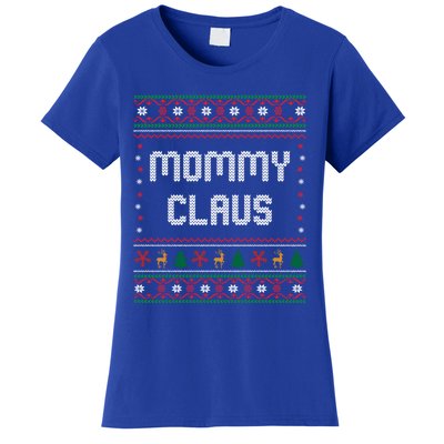 Mommy Claus Costume Gift Funny Chritsmas Pajamas Family Gift Women's T-Shirt