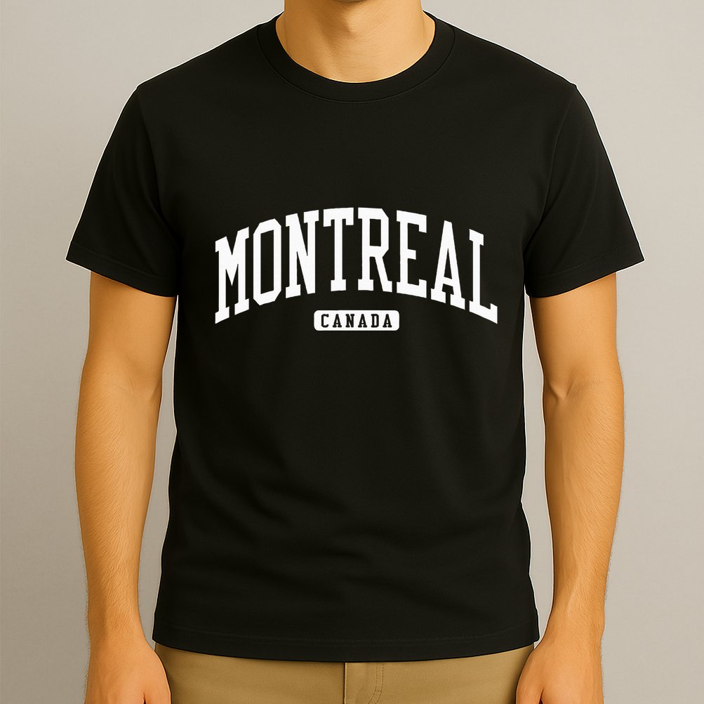 Montreal Canada College University Style T-Shirt