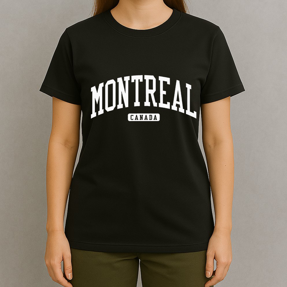 Montreal Canada College University Style T-Shirt