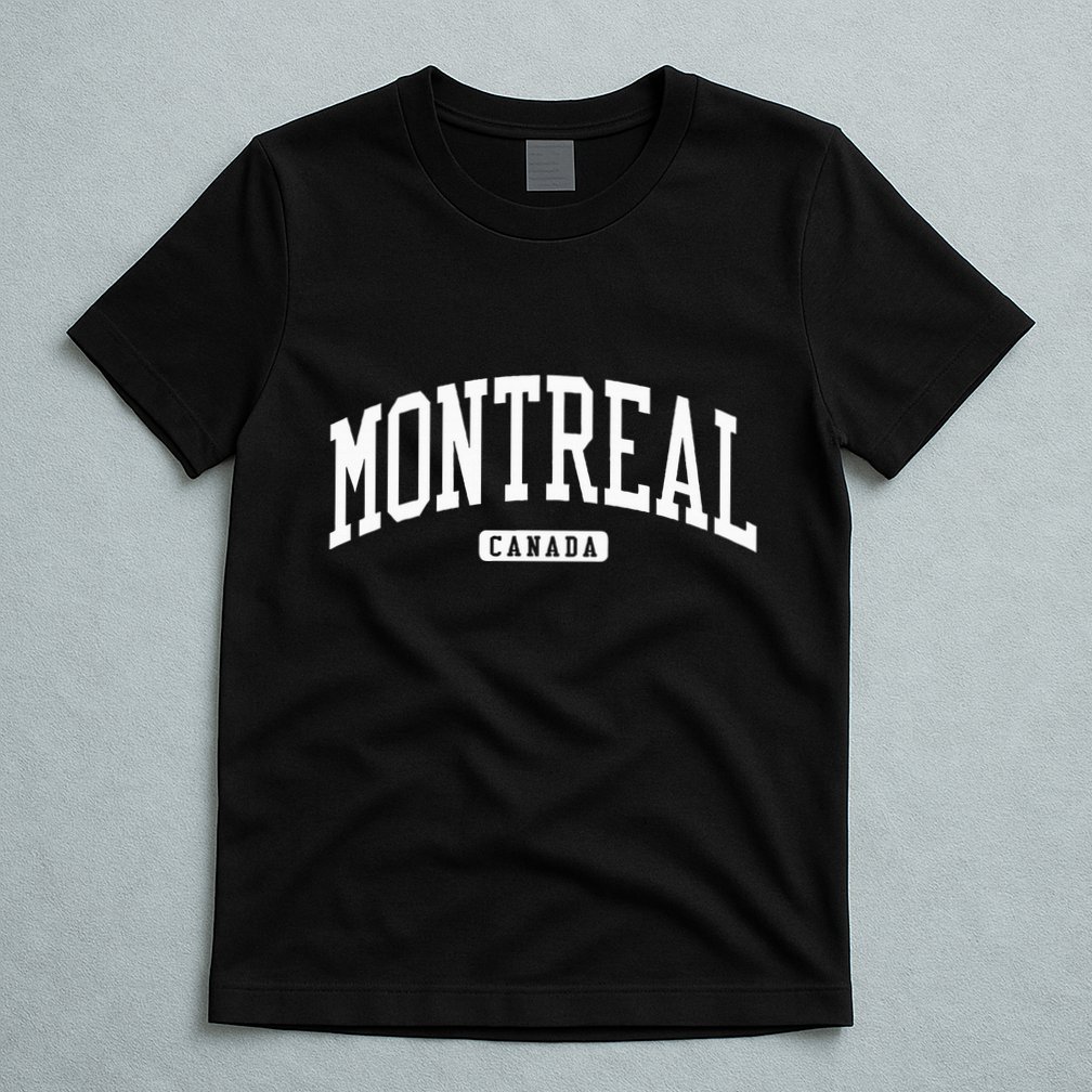 Montreal Canada College University Style T-Shirt