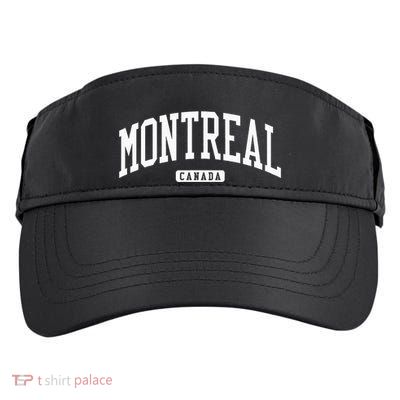 Montreal Canada College University Style Adult Drive Performance Visor