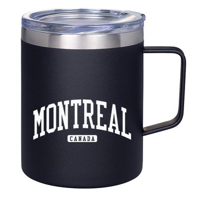 Montreal Canada College University Style 12oz Stainless Steel Coffee Mug