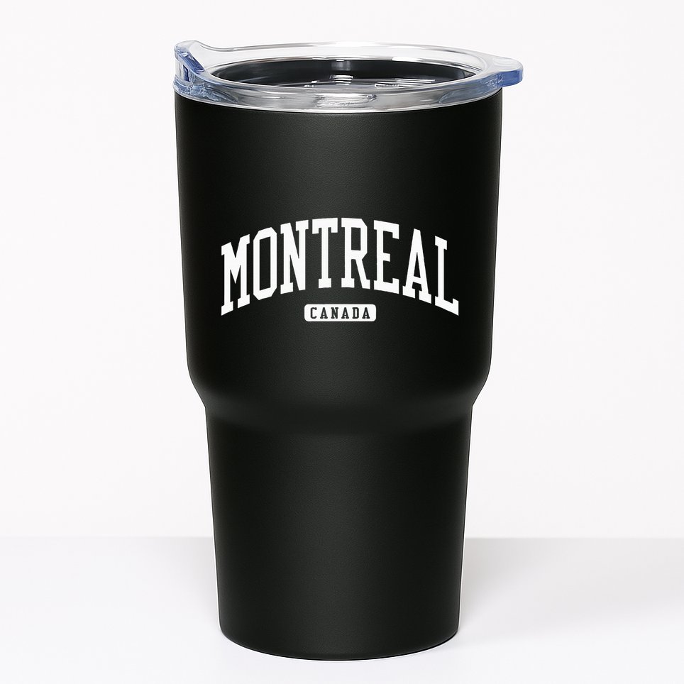Montreal Canada College University Style Tumbler