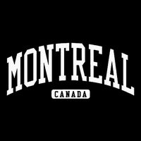 Montreal Canada College University Style Cooling Performance Long Sleeve Crew