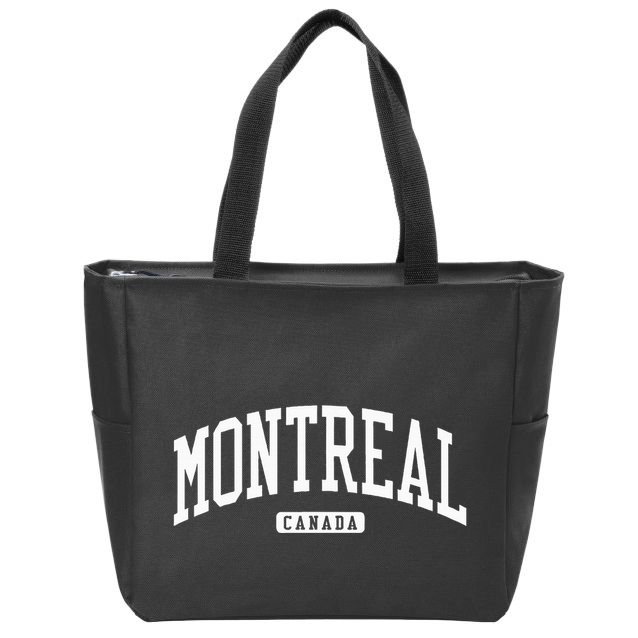 Montreal Canada College University Style Zip Tote Bag