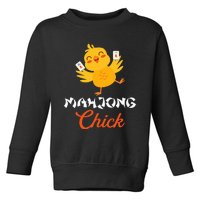 Mahjong Chick Chinese Board Game Mah Jongg Player Toddler Sweatshirt