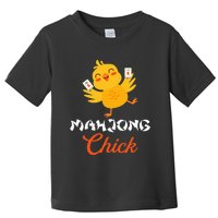 Mahjong Chick Chinese Board Game Mah Jongg Player Toddler T-Shirt