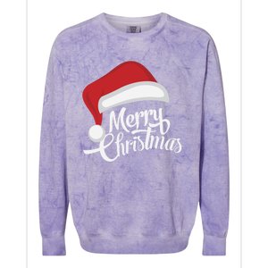 Merry Christmas Cute Gift Colorblast Crewneck Sweatshirt