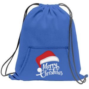 Merry Christmas Cute Gift Sweatshirt Cinch Pack Bag