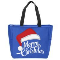 Merry Christmas Cute Gift Zip Tote Bag