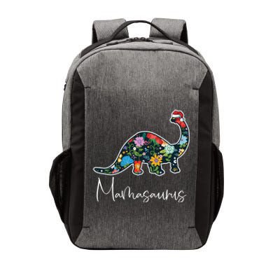 Mamasaurus Christmas Cute Floral Brontosaurus Dinosaur Mom Gift Vector Backpack