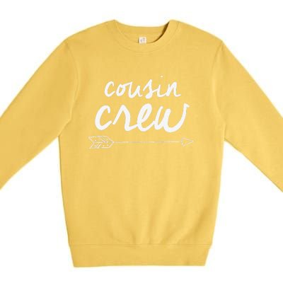 Matching Cousin Crew Group Gift Thanksgiving Premium Crewneck Sweatshirt