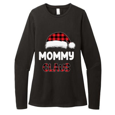 Mommy Claus Costume Gift Funny Chritsmas Pajamas Family Gift Womens CVC Long Sleeve Shirt