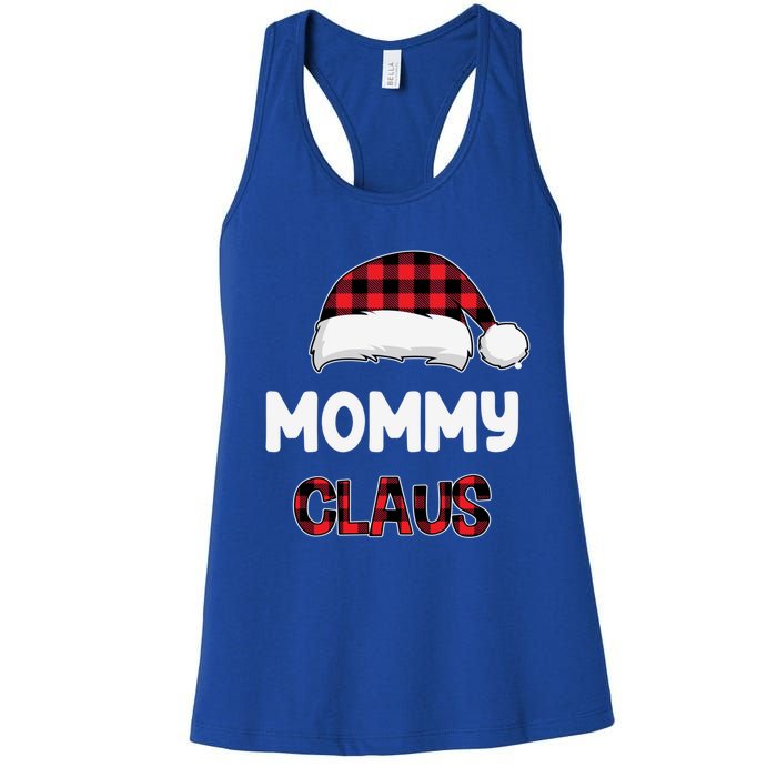 Mommy Claus Costume Gift Funny Chritsmas Pajamas Family Gift Women's Racerback Tank