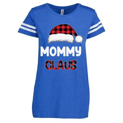 Mommy Claus Costume Gift Funny Chritsmas Pajamas Family Gift Enza Ladies Jersey Football T-Shirt