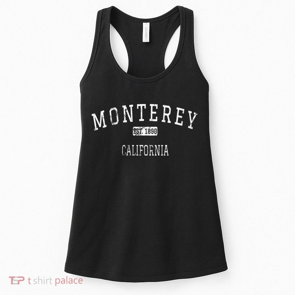 Monterey California Ca Vintage Womens Tank Top