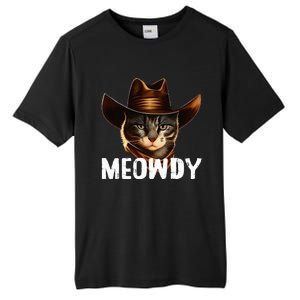 Meowdy Cat Cowboy Funny Cat Meme Tall Fusion ChromaSoft Performance T-Shirt