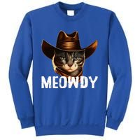 Meowdy Cat Cowboy Funny Cat Meme Sweatshirt