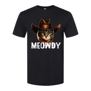 Meowdy Cat Cowboy Funny Cat Meme Softstyle CVC T-Shirt