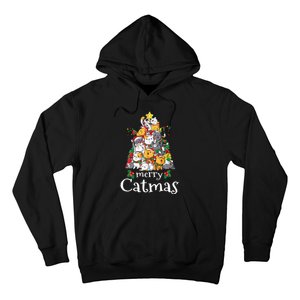 Merry Catmas  Cat Dad Cat Mom Christmas Cat  Hoodie