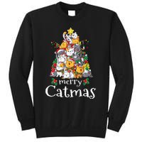 Merry Catmas  Cat Dad Cat Mom Christmas Cat  Sweatshirt