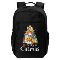 Merry Catmas  Cat Dad Cat Mom Christmas Cat  Daily Commute Backpack