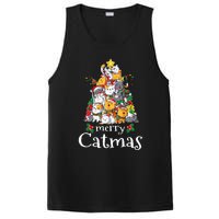 Merry Catmas  Cat Dad Cat Mom Christmas Cat  PosiCharge Competitor Tank