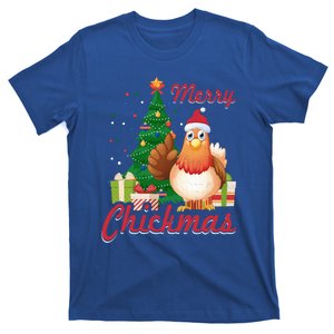 Merry Chickmas Chicken Christmas Funny Gift Xmas Gift Meaningful Gift T-Shirt