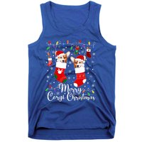 Merry Corgi Christmas Corgi Xmas Party Corgi Gift Tank Top