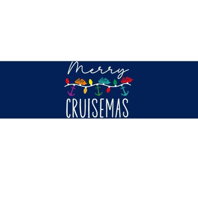 Merry Cruisemas Cruise Christmas Xmas Pajamas Holiday Funny Bumper Sticker