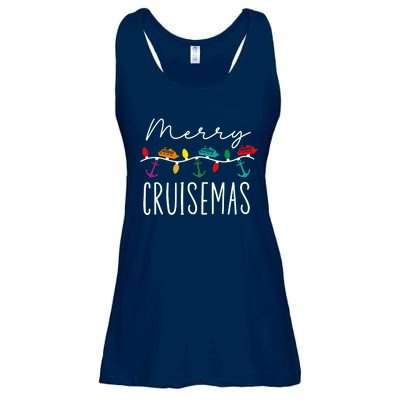 Merry Cruisemas Cruise Christmas Xmas Pajamas Holiday Funny Ladies Essential Flowy Tank