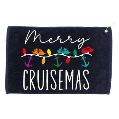 Merry Cruisemas Cruise Christmas Xmas Pajamas Holiday Funny Grommeted Golf Towel