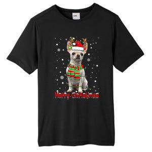 Merry Christmas Cute Chihuahua Dog Xmas Lights Pajama Great Gift Tall Fusion ChromaSoft Performance T-Shirt