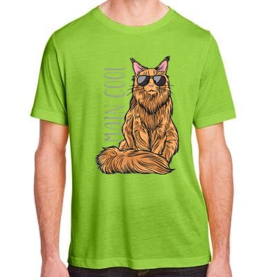 Maine Coon Cat Main Cool Adult ChromaSoft Performance T-Shirt