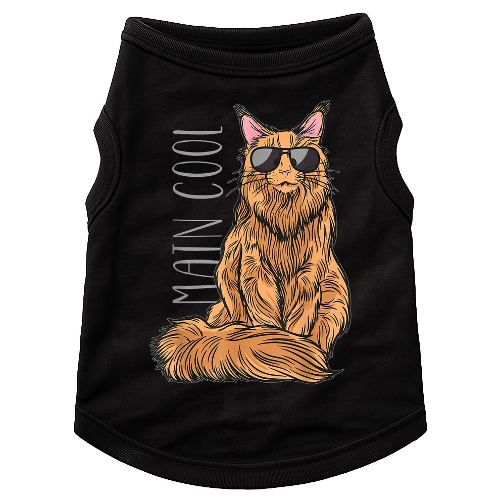 Maine Coon Cat Main Cool Doggie Tank
