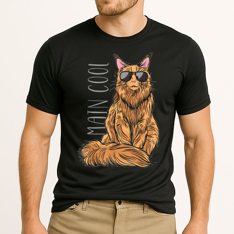 Maine Coon Cat Main Cool Cooling Performance Crew T-Shirt