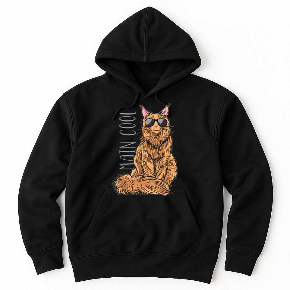 Maine Coon Cat Main Cool Hoodie